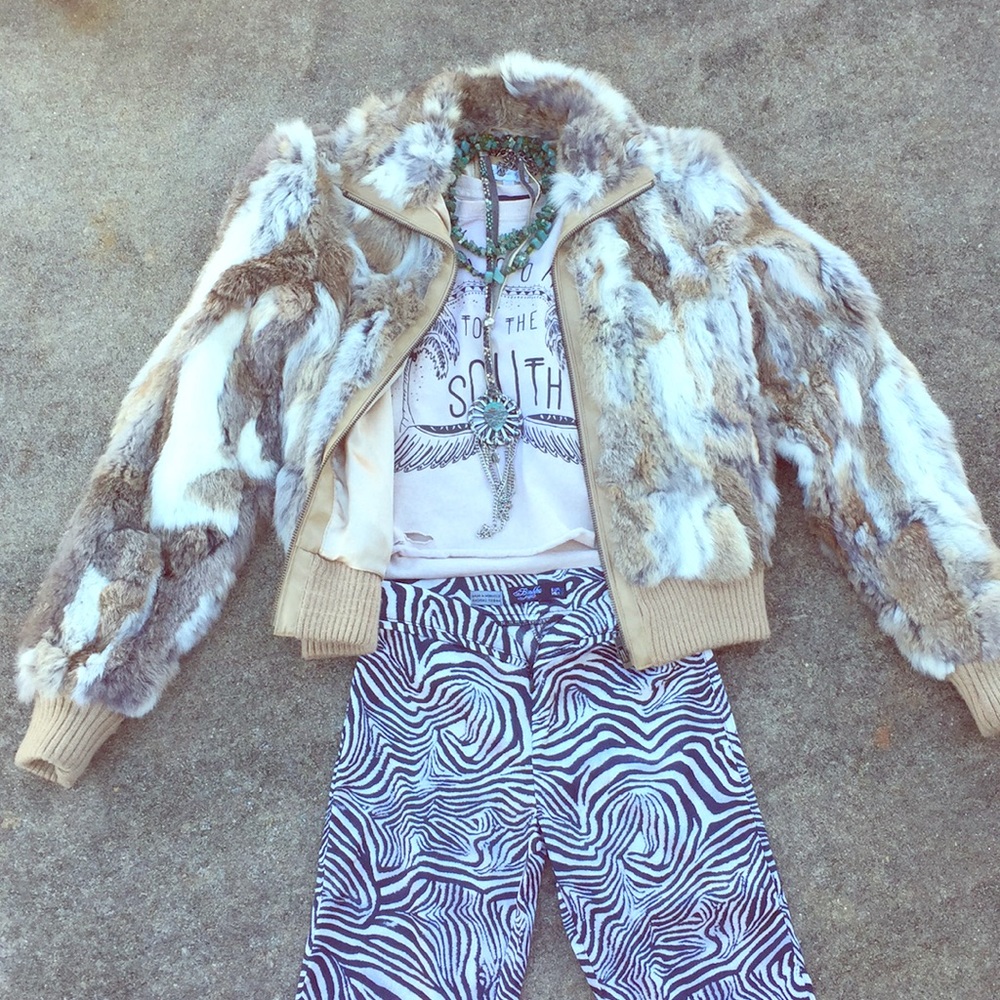 Vtg 90s Zebra Animal Print Flares Bells Satin